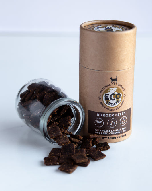 Burger Bites cat treats made in NZ