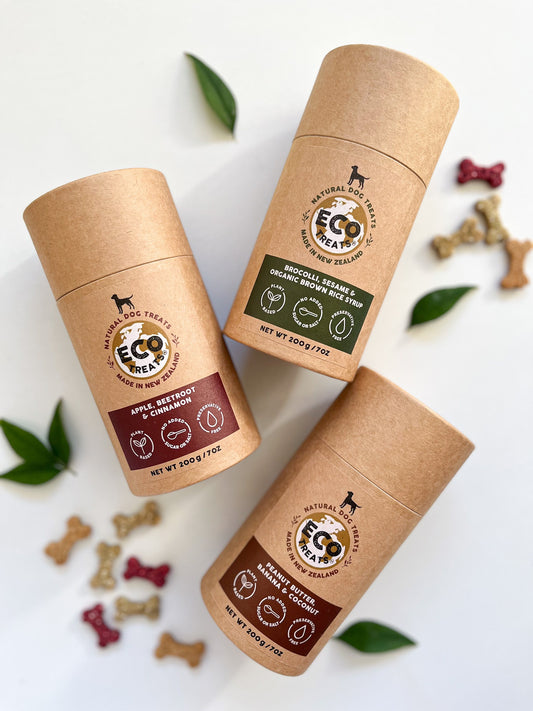 ECO TREATS® Dog Treat Gift Pack - Three Treat Tubes 반려견용 선물세트