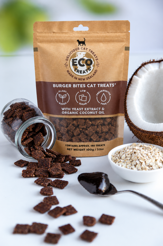 ECO TREATS® 한입 쏙 버거 바이트 - 반려묘용
