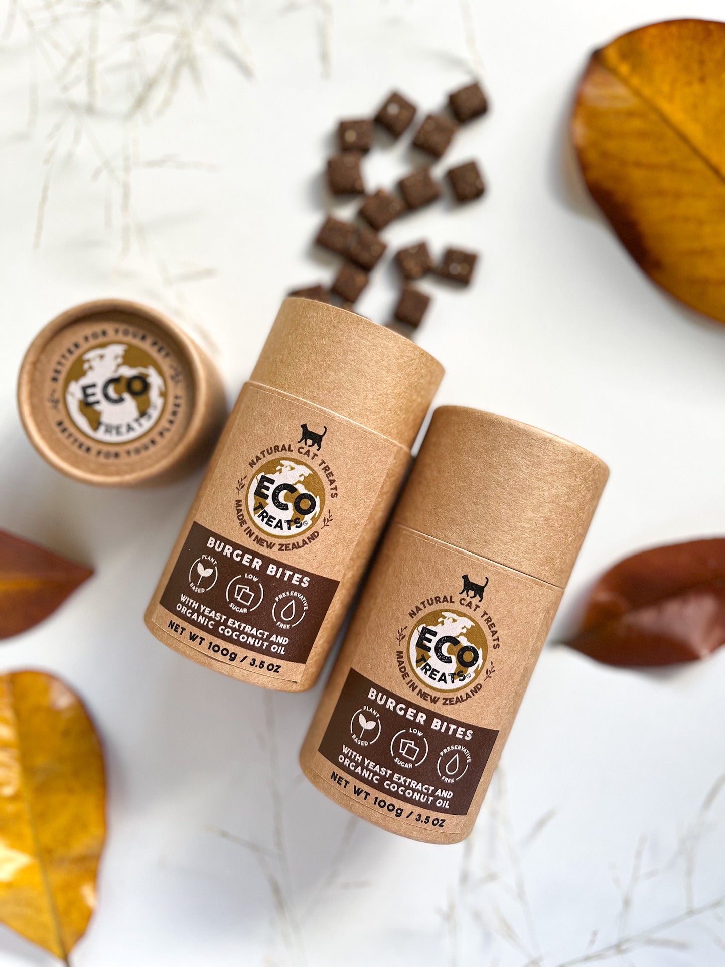 ECO TREATS® Cat Treat Gift Pack - Two Treat Tubes 반려묘용 선물세트